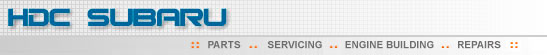 HDC SUBARU - parts .. breaking .. salvage .. consumables.. mail order